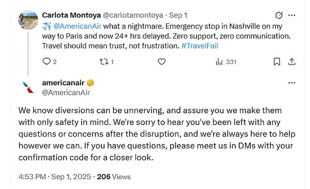 American Airlines Flight Diverted 600 Miles Over Fuel Leak, Leaving Passengers Stranded for 24 Hours on Labor Day Weekend