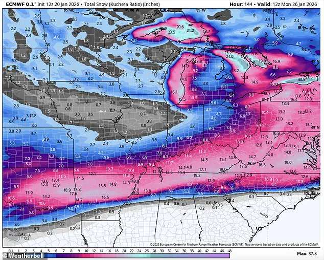 Major Winter Storm 'Storm Fern' Threatens Record Low Temperatures Across Dozens of States