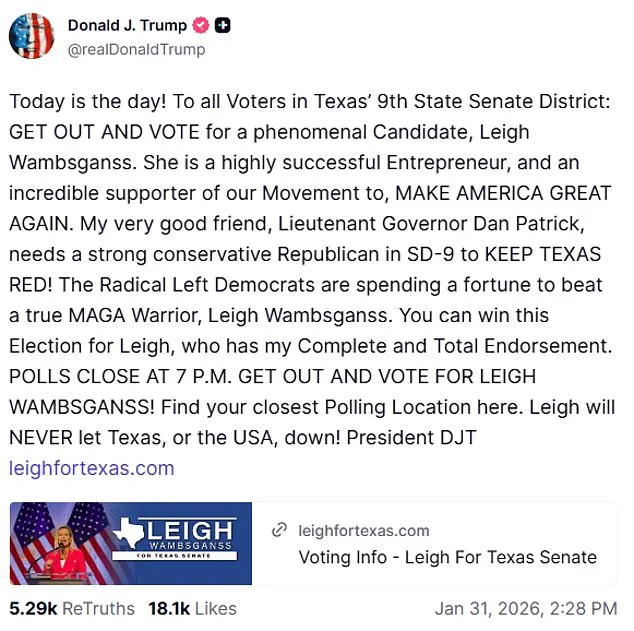 Unexpected Victory in Texas Senate 9th District Sparks Political Upheaval