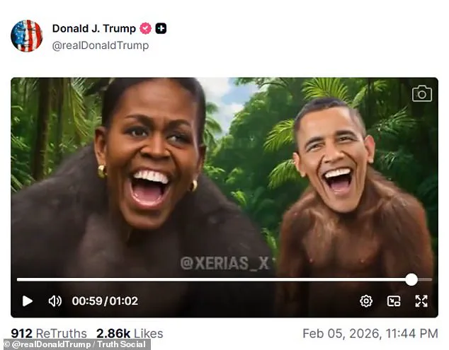 Controversial AI Video Depicting Obamas as Apes Sparks Bipartisan Outcry