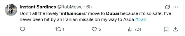 From Glamour to Gloom: Dubai's Influencers Caught in Iranian Missile Crisis