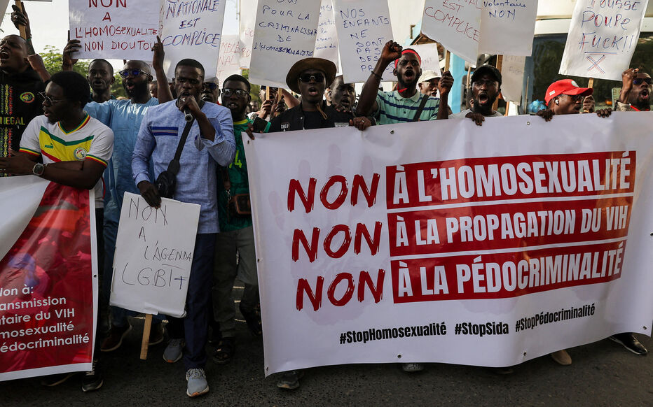 Senegal sentences French engineer to prison under new anti-homosexuality law.